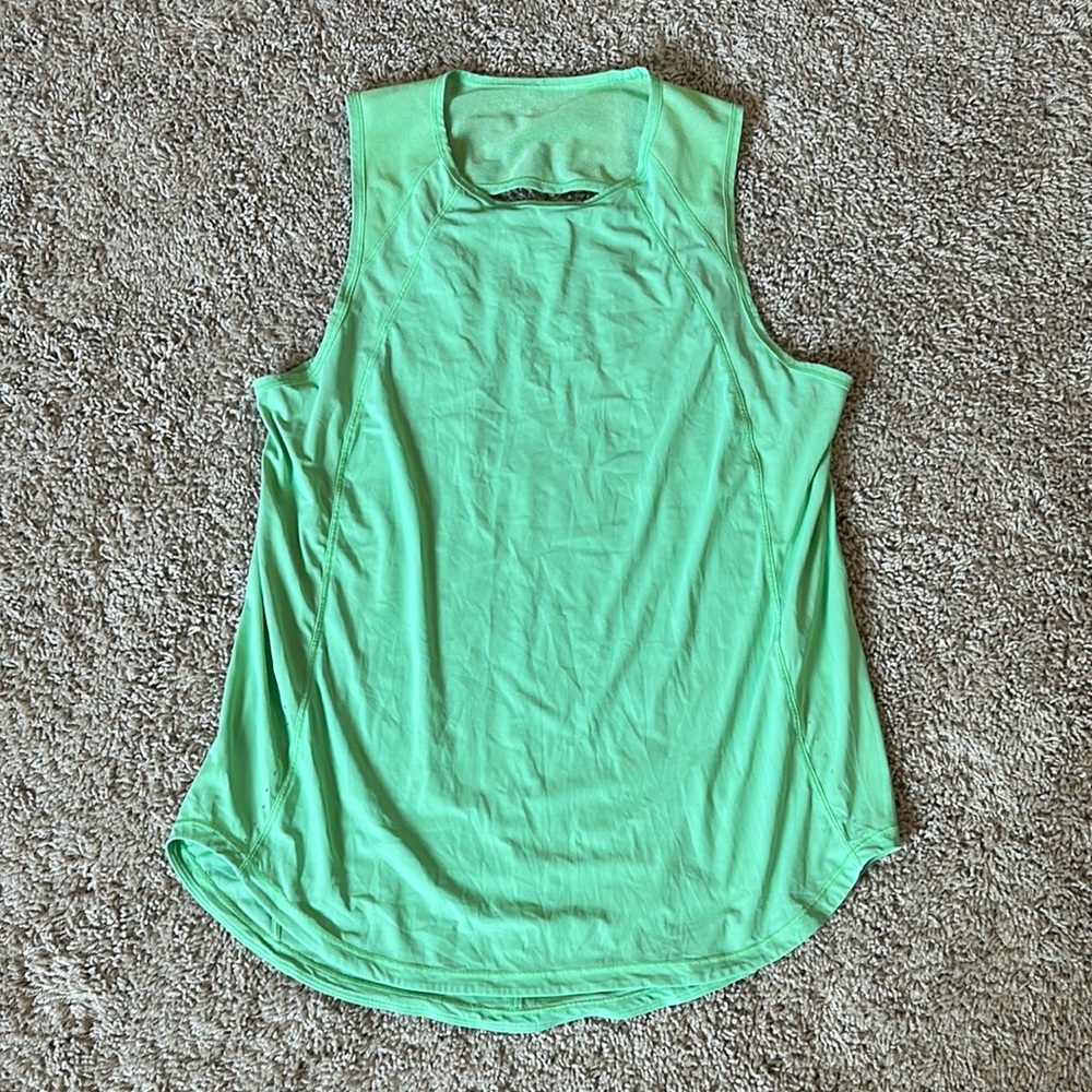 lululemon athletica Mint Green Tank Top